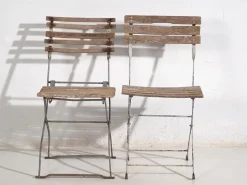 Pamono Set of Vintage Folding Garden Chairs, 1920 Outlet