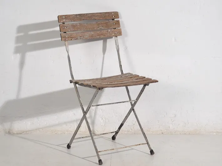 Pamono Set of Vintage Folding Garden Chairs, 1920 Outlet