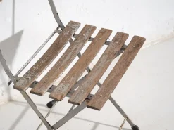 Pamono Set of Vintage Folding Garden Chairs, 1920 Outlet