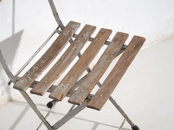 Pamono Set of Vintage Folding Garden Chairs, 1920 Outlet