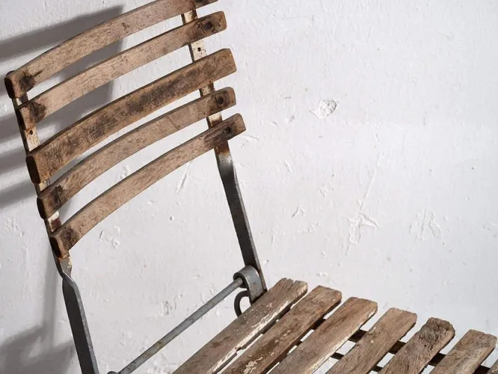 Pamono Set of Vintage Folding Garden Chairs, 1920 Outlet