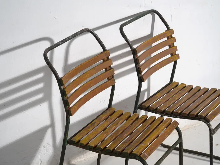 Pamono Set of Vintage Garden Chairs, 1920 Outlet