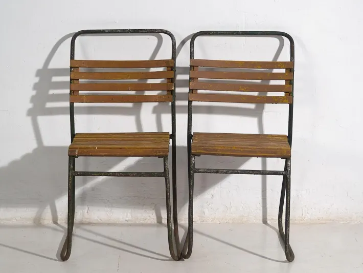Pamono Set of Vintage Garden Chairs, 1920 Outlet