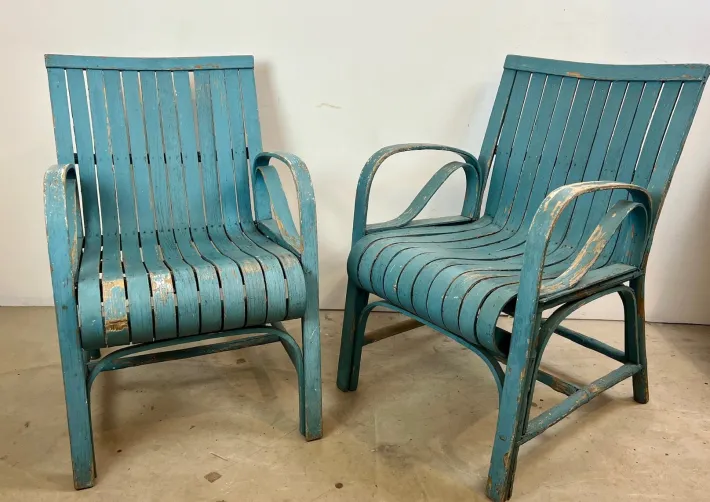 Pamono Set of Vintage Garden Chairs Online
