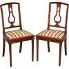 Pamono Set of Vintage Hardwood Dining Chairs with Carved Detail Hot