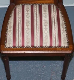 Pamono Set of Vintage Hardwood Dining Chairs with Carved Detail Hot
