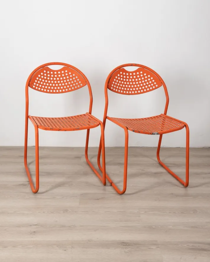 Pamono Set of Vintage Italian Garden Chairs, 1970s