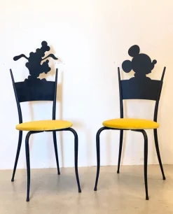 Pamono Set of Vintage Mickey & Pluto Childrens Chairs, 1980s Online