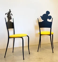 Pamono Set of Vintage Mickey & Pluto Childrens Chairs, 1980s Online