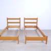 Pamono Set of Vintage Modern Wood Bed Frame, 1960s Best