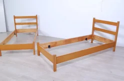 Pamono Set of Vintage Modern Wood Bed Frame, 1960s Best
