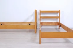 Pamono Set of Vintage Modern Wood Bed Frame, 1960s Best