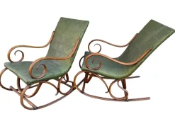 Pamono Set of Vintage Rocking Chairs in Beech Outlet