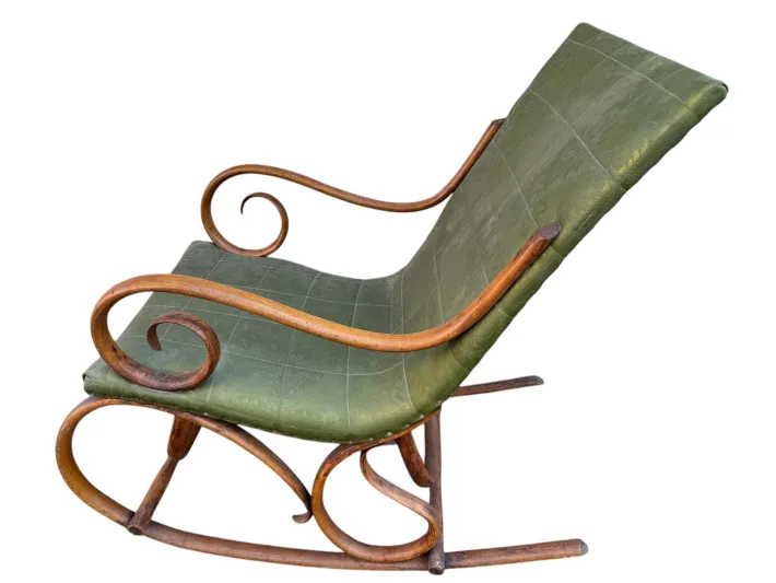 Pamono Set of Vintage Rocking Chairs in Beech Outlet