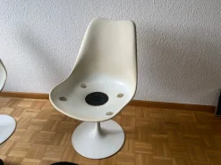 Pamono Set of Vintage Rotating Tulip Chairs by Eero Saarinen for Knoll International Sale