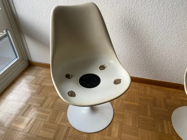 Pamono Set of Vintage Rotating Tulip Chairs by Eero Saarinen for Knoll International Sale