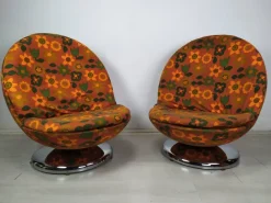 Pamono Set of Vintage Space Age Ball Chairs, 1970s