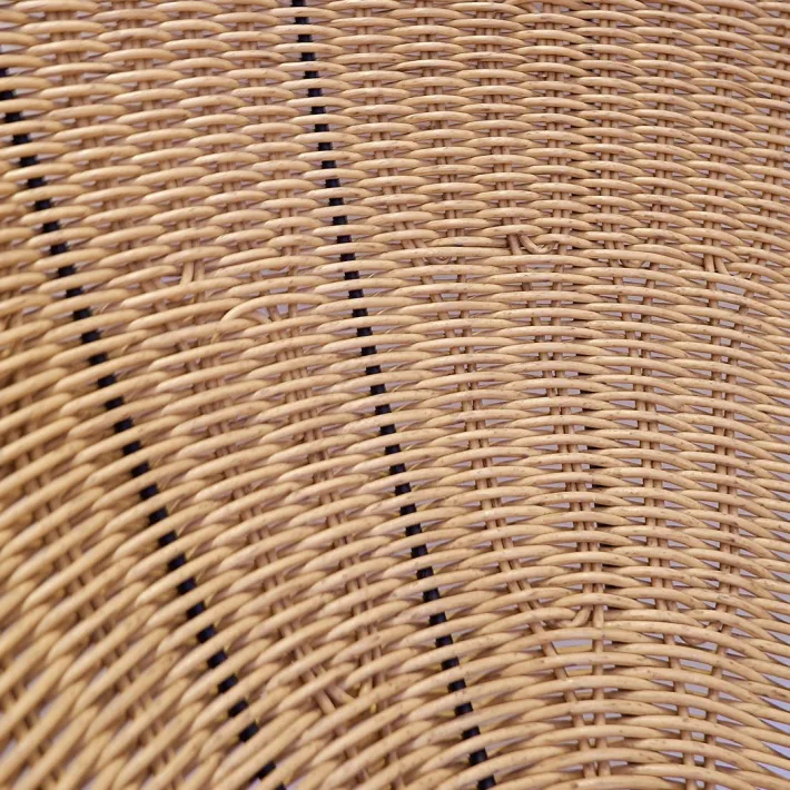 Pamono Set of Vintage Synthetic Wicker Outdoor Chairs, 2010s