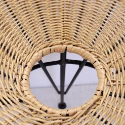 Pamono Set of Vintage Synthetic Wicker Outdoor Chairs, 2010s