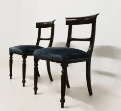 Pamono Set of Vintage Victorian Dark Walnut Chairs