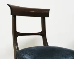 Pamono Set of Vintage Victorian Dark Walnut Chairs