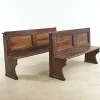 Pamono Set of Wooden Benches, 19th Century Hot