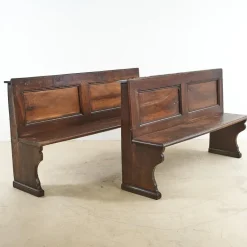 Pamono Set of Wooden Benches, 19th Century Hot