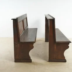 Pamono Set of Wooden Benches, 19th Century Hot