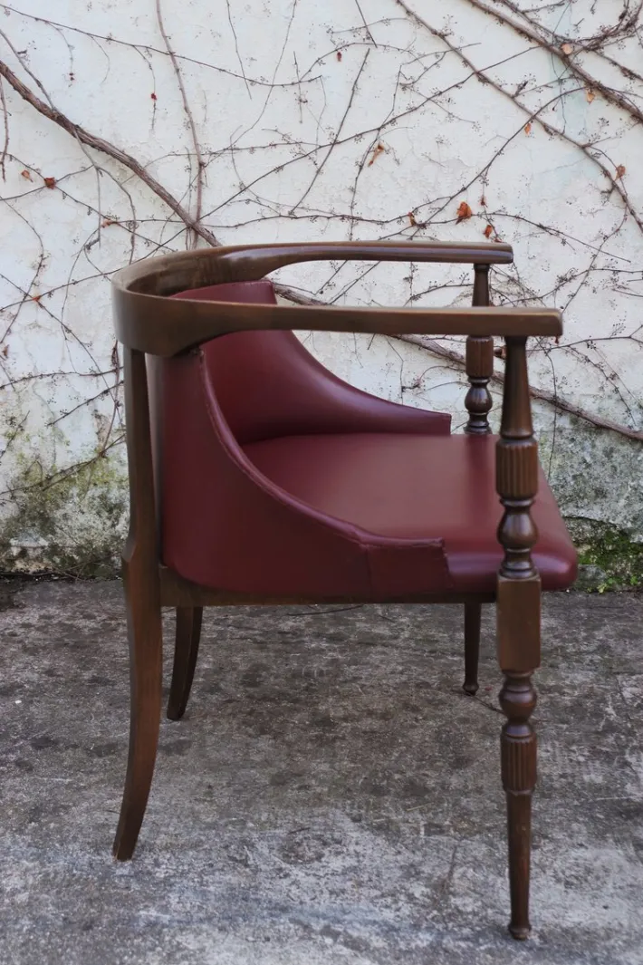 Pamono Set of Wooden Desk Chairs, 1950s Clearance
