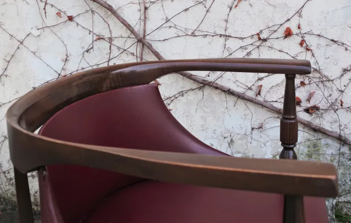 Pamono Set of Wooden Desk Chairs, 1950s Clearance