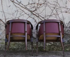 Pamono Set of Wooden Desk Chairs, 1950s Clearance