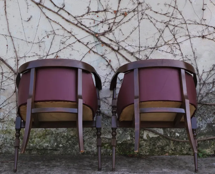 Pamono Set of Wooden Desk Chairs, 1950s Clearance