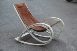 Pamono Sgarsul Rocking Chair by Gae Aulenti for Poltronova, 1960s Online