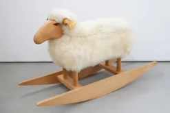 Pamono Sheep Rocking Horse by Hanns Peter Krafft for Meier, 1980s New