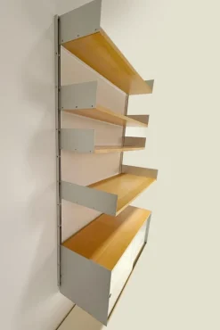 Pamono Shelving System in Beech by Dieter Rams for Vitsoe, 1960s Online