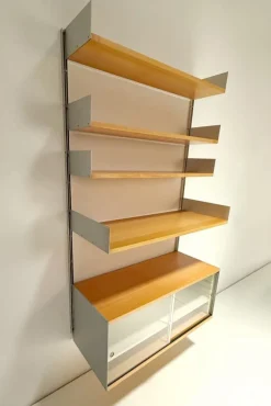 Pamono Shelving System in Beech by Dieter Rams for Vitsoe, 1960s Online
