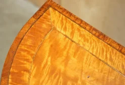 Pamono Sheraton Satinwood Demi Lune Console Tables, Set of 2 New