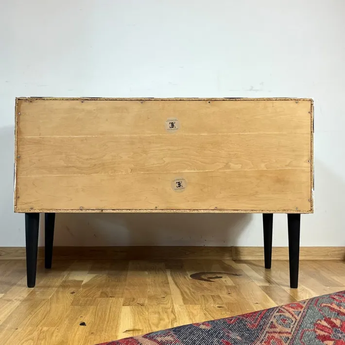 Pamono Sideboard with Op Art Motif, Poland, 1968 Online