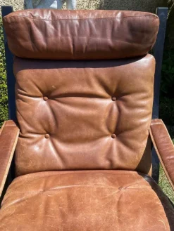 Pamono Siesta Lounge Chairs and Footstools by Ingmar Relling, Set of 4 Hot