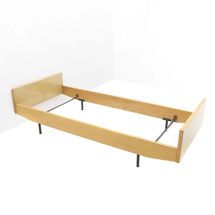 Pamono Single Bed Frame in Ash, 1950s Best