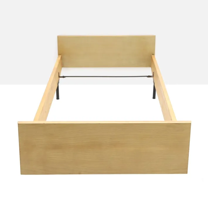 Pamono Single Bed Frame in Ash, 1950s Best