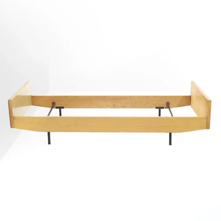 Pamono Single Bed Frame in Ash, 1950s Best