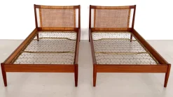 Pamono Single Beds by Børge Mogensen for Søborg Møbelfabrik, Denmark, 1950s, Set of 2 Online