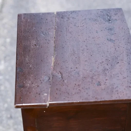 Pamono Single High and Narrow Fir Wooden Bedside Table, 1900s Outlet
