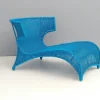 Pamono Sky Blue Low Lounge Chair by Monika Mudler for Ikea, 2001 Clearance
