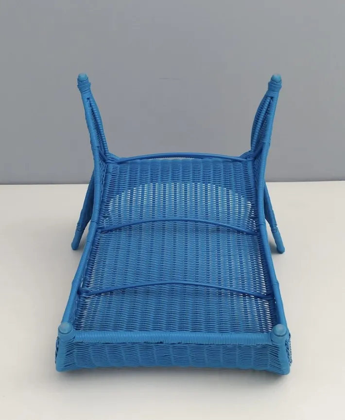 Pamono Sky Blue Low Lounge Chair by Monika Mudler for Ikea, 2001 Clearance