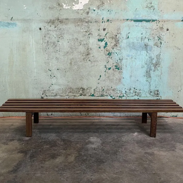 Pamono Slatted Bench by Martin Visser Hot