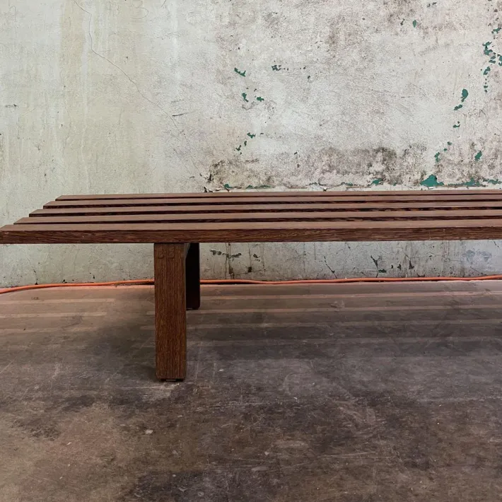Pamono Slatted Bench by Martin Visser Hot