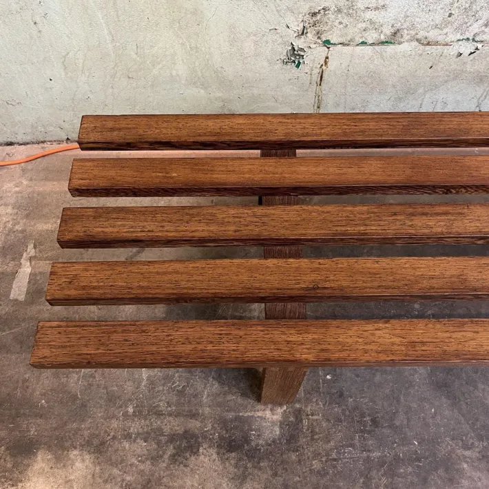 Pamono Slatted Bench by Martin Visser Hot