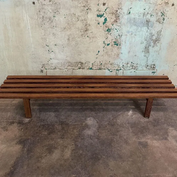 Pamono Slatted Bench by Martin Visser Hot